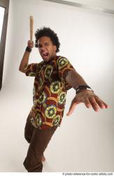 Garson AFRICAN THROWING POSE 